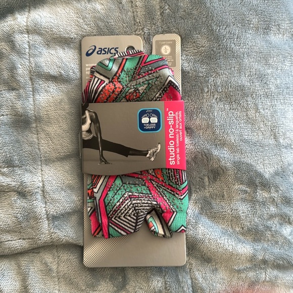 ASICS Womens Studio No-Slip Single Tab Toeless Socks - L (Several pairs avail!) - Picture 2 of 5